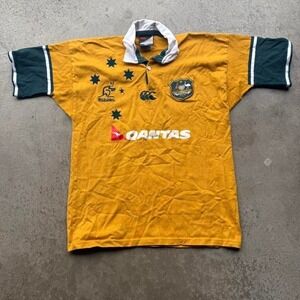 Vintage 90s Wallabies Rugby Union Team Australia National Team Jersey